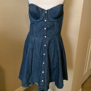 Victorias Secret Denim Mini Dress - large